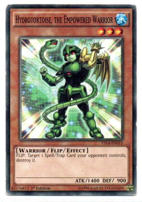 Yu-Gi-Oh! - Hydrotortoise, the Empowered Warrior - 1st Ed/Common - Super Starter: Space-Time Showdow