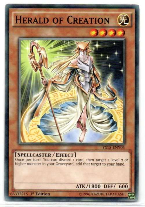 Yu-Gi-Oh! - Herald of Creation - 1st Ed/Common - 2-Player Starter Deck: Yuya & Declan (YS15-ENY05)