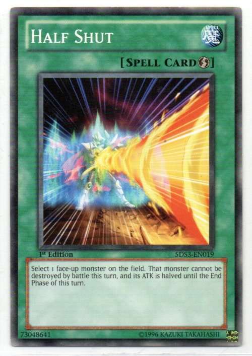 Yu-Gi-Oh! - Half Shut -1st Ed/Common - Starter Deck: Duelist Toolbox (5DS3-EN019)