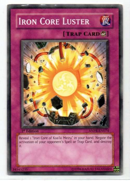 Yu-Gi-Oh! - Iron Core Luster - 1st Ed/Common - Ancient Prophecy (ANPR-EN074)