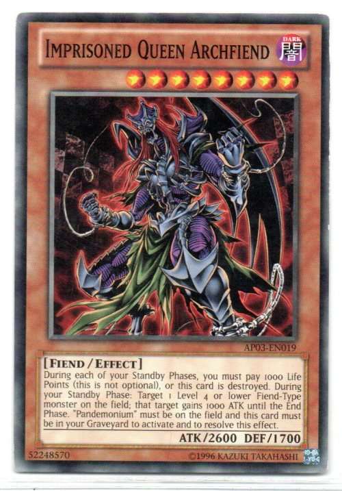 Yu-Gi-Oh! - Imprisoned Queen Archfiend - Common - Astral Pack Three (AP03-EN019)