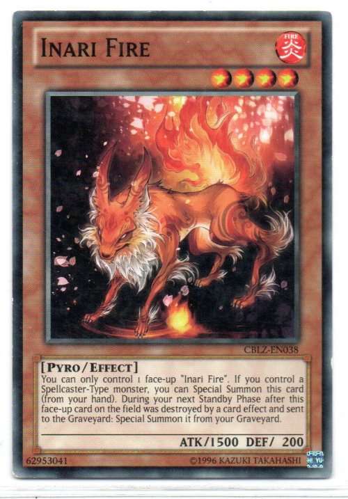 Yu-Gi-Oh! - Inari Fire - Common - Cosmo Blazer (CBLZ-EN038)