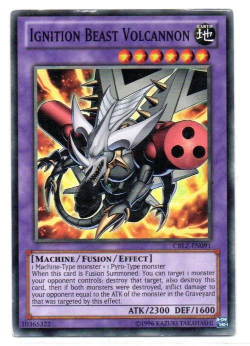 Yu-Gi-Oh! - Ignition Beast Volcannon - Common - Cosmo Blazer (CBLZ-EN091)