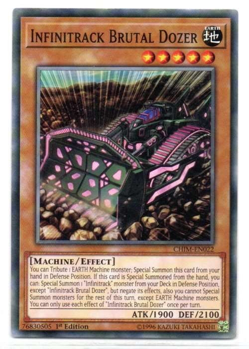 Yu-Gi-Oh! - Infinitrack Brutal Dozer - 1st Ed/Common - Chaos Impact (CHIM-EN022)