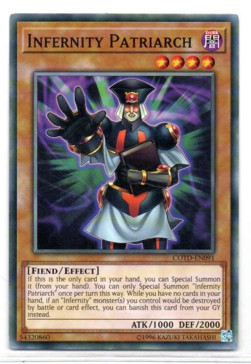 Yu-Gi-Oh! - Infernity Patriarch - Common - Code of the Duelist (COTD-EN091)