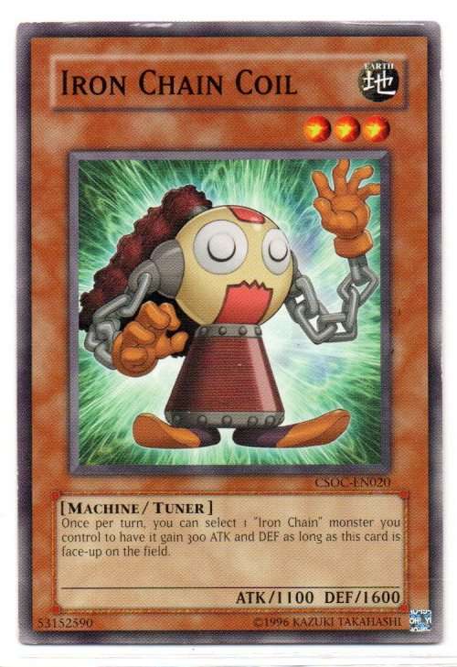 Yu-Gi-Oh! - Iron Chain Coil - Common - Crossroads of Chaos (CSOC-EN020)