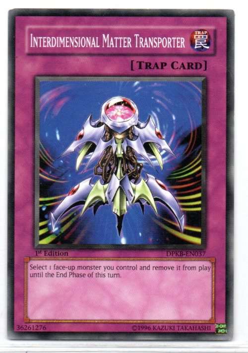 Yu-Gi-Oh! - Interdimensional Matter Transporter - 1st Ed/Common - Duelist Pack: Kaiba (DPKB-EN037)