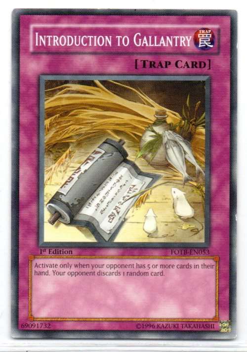 Yu-Gi-Oh! - Introduction to Gallantry - 1st Ed/Common - Force of the Breaker (FOTB-EN053)