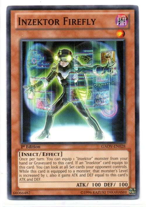 Yu-Gi-Oh! - Inzektor Firefly - 1st Ed/Common - Galactic Overlord (GAOV-EN028)