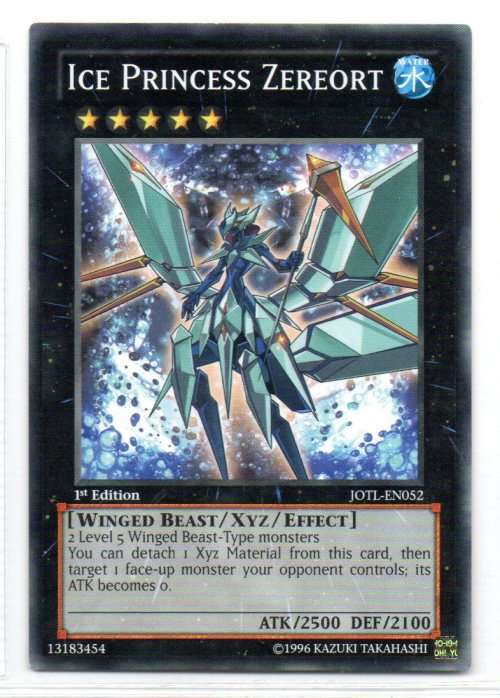 Yu-Gi-Oh! - Ice Princess Zereort - 1st Ed/Common - Judgment of the Light (JOTL-EN052)