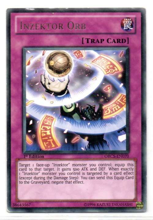 Yu-Gi-Oh! - Inzektor Orb - 1st Ed/Rare - Order of Chaos (ORCS-EN070)