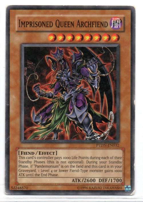 Yu-Gi-Oh! - Imprisoned Queen Archfiend - Common - Phantom Darkness (PTDN-EN032)