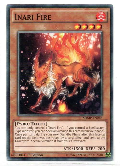 Yu-Gi-Oh! - Inari Fire - 1st Ed/Common - Master of Pendulum Structure Deck (SDMP-EN018)