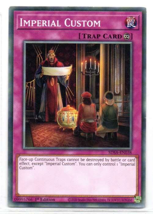 Yu-Gi-Oh! - Imperial Custom - 1st Ed/Common - Structure Deck: Sacred Beasts (SDSA-EN038)