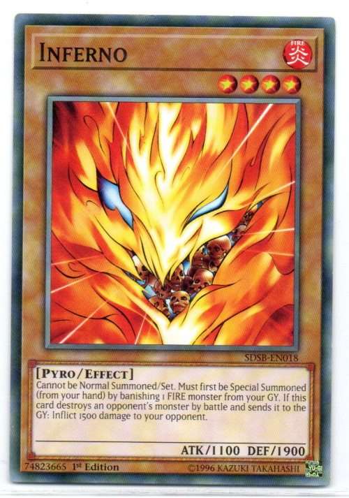 Yu-Gi-Oh! - Inferno - 1st Ed/Common - Structure Deck: Soulburner (SDSB-EN018)