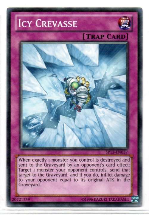 Yu-Gi-Oh! - Icy Crevasse - Common - Star Pack 2013 (SP13-EN037)
