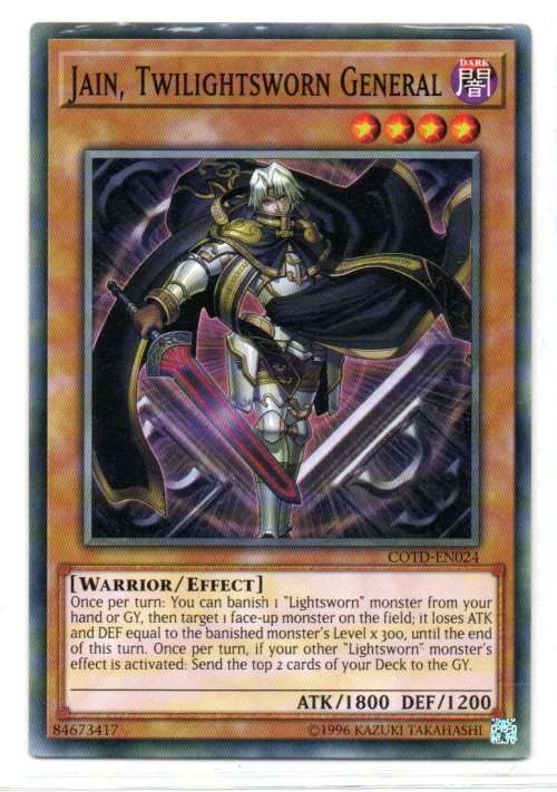 Yu-Gi-Oh! - Jain, Twilightsworn General - Common - Code of the Duelist (COTD-EN024)