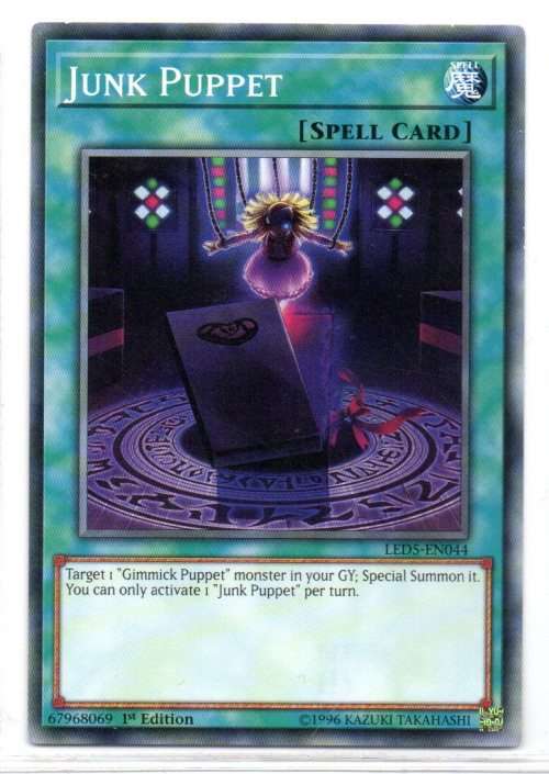 Yu-Gi-Oh! - Junk Puppet - 1st Ed/Common - Legendary Duelists: Immortal Destiny (LED5-EN044)