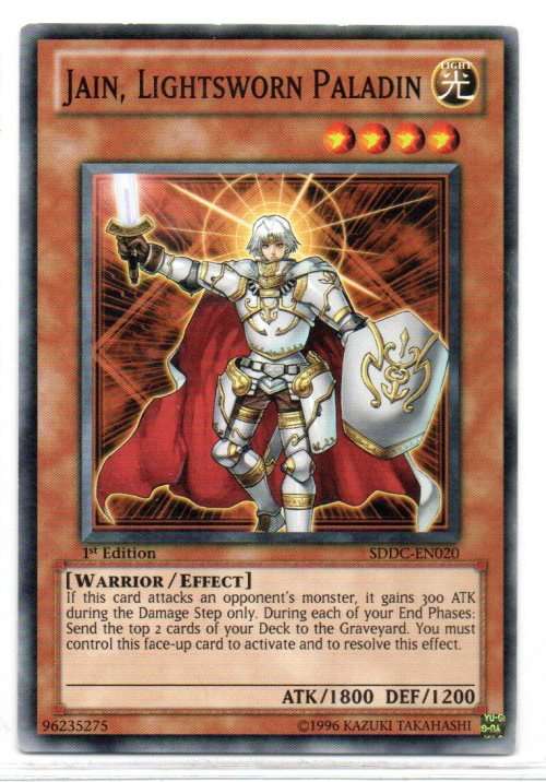 Yu-Gi-Oh! - Jain, Lightsworn Paladin - 1st Ed/Common - Dragons Collide Structure Deck (SDDC-EN020)
