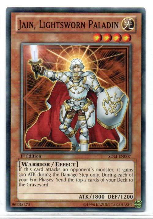 Yu-Gi-Oh! - Jain, Lightsworn Paladin - 1st Ed/Common - Realm of Light Structure Deck (SDLI-EN007)