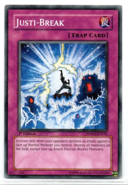 Yu-Gi-Oh! - Justi-Break - 1st Ed/Common - Warriors` Strike Structure Deck (SDWS-EN036)
