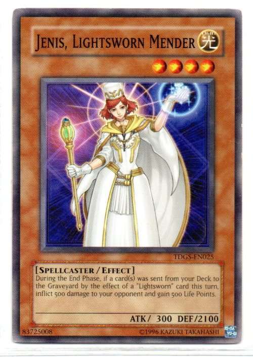 Yu-Gi-Oh! - Jenis, Lightsworn Mender - Common - The Duelist Genesis (TDGS-EN025)