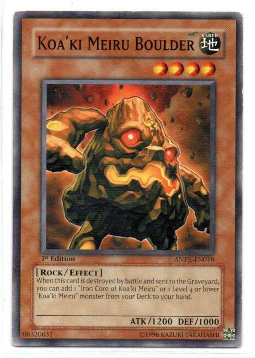Yu-Gi-Oh! - Koa`ki Meiru Boulder - 1st Ed/Common - Ancient Prophecy (ANPR-EN018)