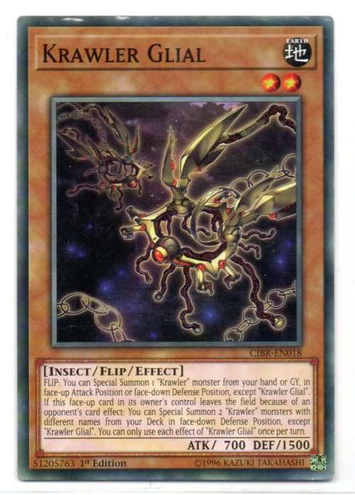 Yu-Gi-Oh! - Krawler Glial - 1st Ed/Common - Circuit Break (CIBR-EN018)