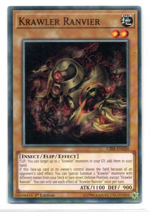 Yu-Gi-Oh! - Krawler Ranvier - 1st Ed/Common - Circuit Break (CIBR-EN020)