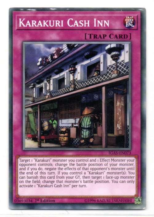 Yu-Gi-Oh! - Karakuri Cash Inn - 1st Ed/Common - Ignition Assault (IGAS-EN073)