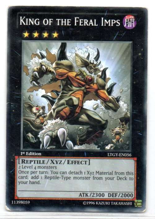 Yu-Gi-Oh! - King of the Feral Imps - 1st Ed/Common - Lord of the Tachyon Galaxy (LTGY-EN056)