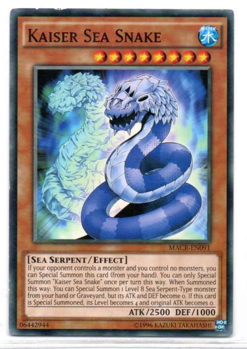 Yu-Gi-Oh! - Kaiser Sea Snake - Common - Maximum Crisis (MACR-EN091)