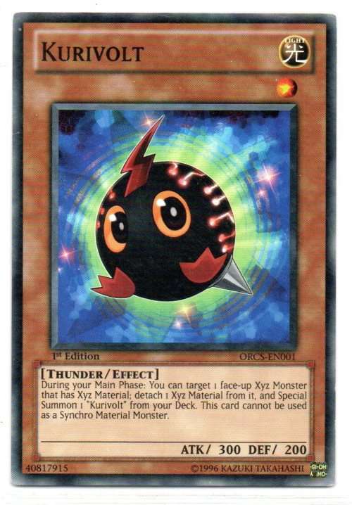 Yu-Gi-Oh! - Kurivolt - 1st Ed/Common - Order of Chaos (ORCS-EN001)