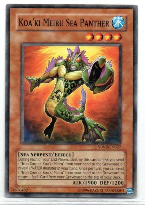 Yu-Gi-Oh! - Koa`ki Meiru Sea Panther - Common - Stardust Overdrive (SOVR-EN027)