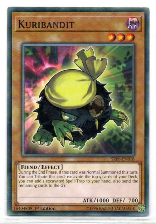 Yu-Gi-Oh! - Kuribandit - 1st Ed/Common - Structure Deck: Lair of Darkness (SR06-EN018)