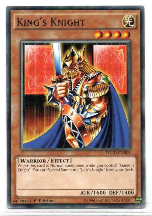Yu-Gi-Oh! - King`s Knight - 1st Ed/Common - Yugi`s Legendary Decks (YGLD-ENB08)