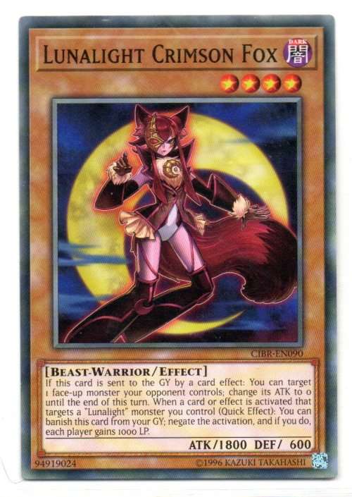 Yu-Gi-Oh! - Lunalight Crimson Fox - Common - Circuit Break (CIBR-EN090)