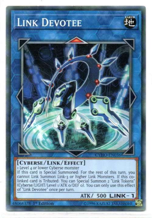 Yu-Gi-Oh! - Link Devotee - 1st Ed/Common - Cybernetic Horizon (CYHO-EN036)