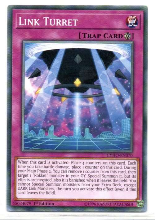 Yu-Gi-Oh! - Link Turret - 1st Ed/Common - Cybernetic Horizon (CYHO-EN070)
