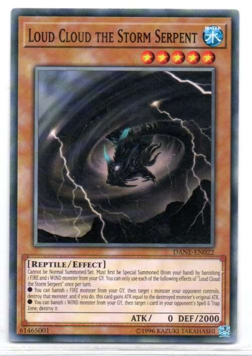 Yu-Gi-Oh! - Loud Cloud the Storm Serpent - Common - Dark Neostorm (DANE-EN022)