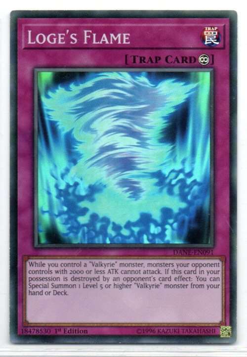 Yu-Gi-Oh! - Loge`s Flame - 1st Ed/Super Rare - Dark Neostorm (DANE-EN091)