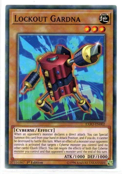 Yu-Gi-Oh! - Lockout Gardna - 1st Ed/Common - Extreme Force (EXFO-EN002)