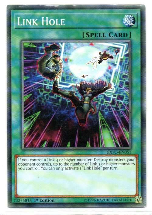 Yu-Gi-Oh! - Link Hole - 1st Ed/Common - Extreme Force (EXFO-EN051)