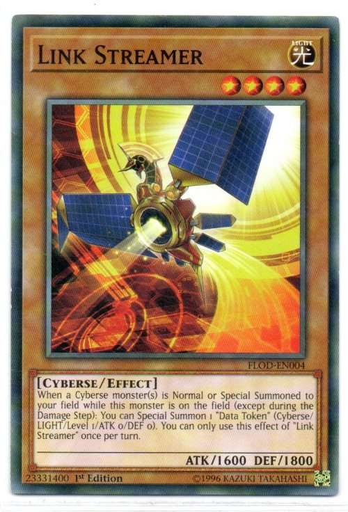 Yu-Gi-Oh! - Link Streamer - 1st Ed/Common - Flames of Destruction (FLOD-EN004)