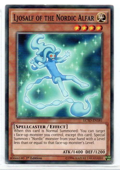 Yu-Gi-Oh! - Ljosalf of the Nordic Alfar - 1st Ed/Common - Legendary Collection 5D`s Mega Pack (LC5D-