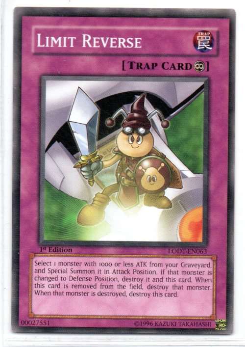 Yu-Gi-Oh! - Limit Reverse - 1st Ed/Common - Light of Destruction (LODT-EN063)