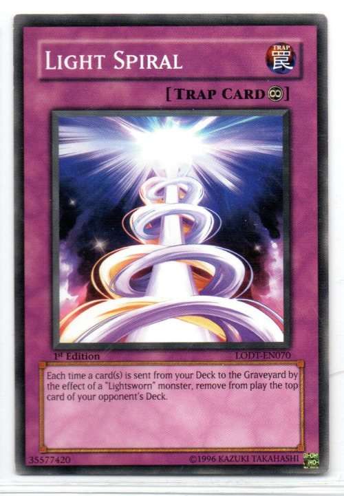 Yu-Gi-Oh! - Light Spiral - 1st Ed/Common - Light of Destruction (LODT-EN070)