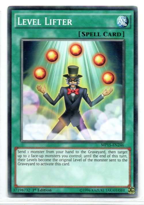 Yu-Gi-Oh! - Level Lifter - 1st Ed/Common - 2015 Mega-Tin Mega Pack (MP15-EN246)