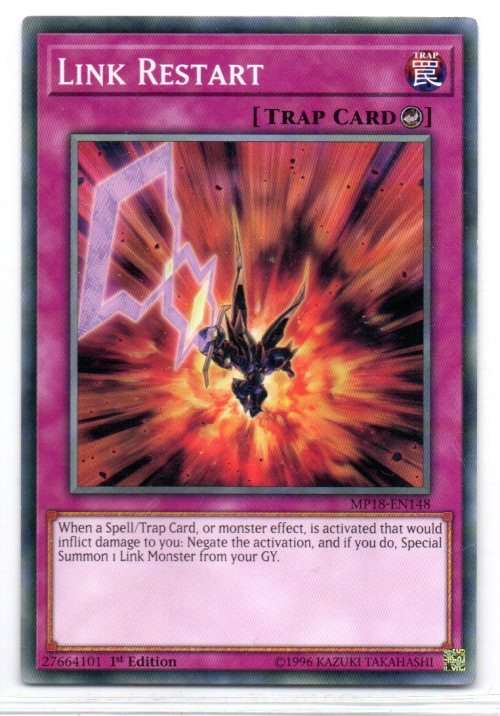 Yu-Gi-Oh! - Link Restart - 1st Ed/Common - 2018 Mega-Tin Mega Pack (MP18-EN148)
