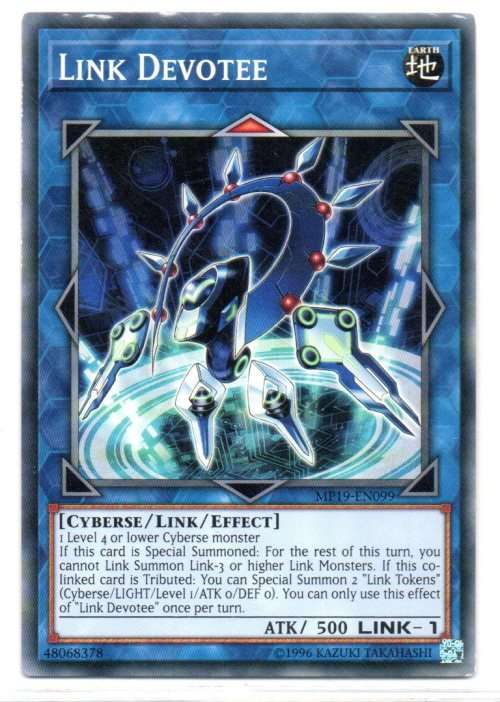 Yu-Gi-Oh! - Link Devotee - Common - 2019 Gold Sarcophagus Tin Mega Pack (MP19-EN099)